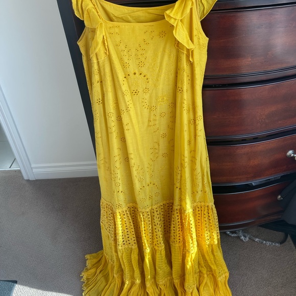 Anthropologie FALLON EYELET MAXI DRESS - Picture 4 of 12